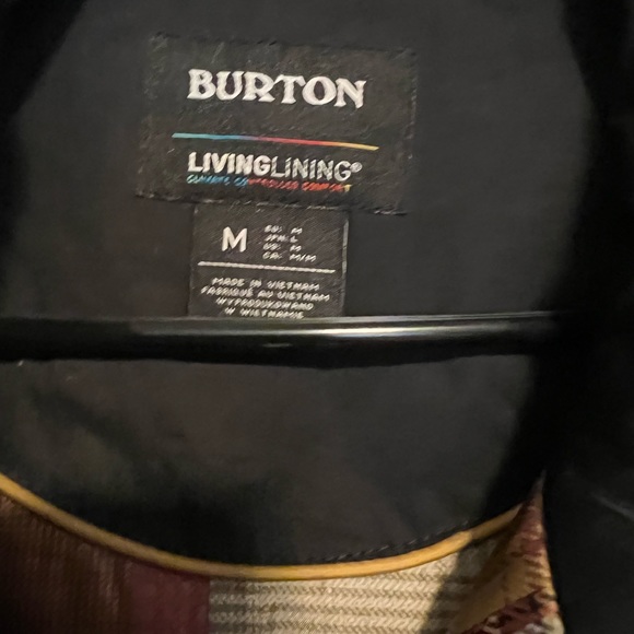 Burton women’s jacket black size med - Picture 3 of 4
